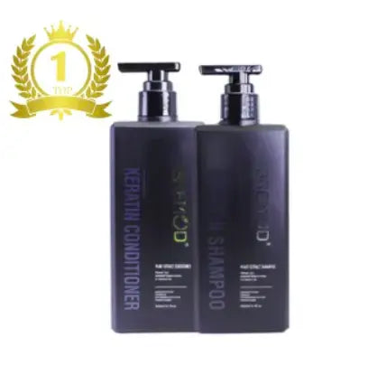 Bremod Keratin Shampoo Conditioner 400ml | Plant Extract Shampoo Nutrition Formula Active Rich Keratin Shampoo + Conditioner Premium Quality My Store
