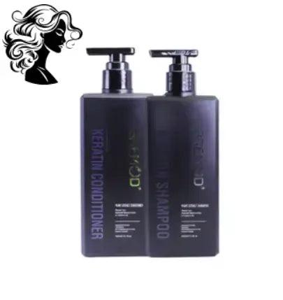 Bremod Keratin Shampoo Conditioner 400ml | Plant Extract Shampoo Nutrition Formula Active Rich Keratin Shampoo + Conditioner Premium Quality My Store